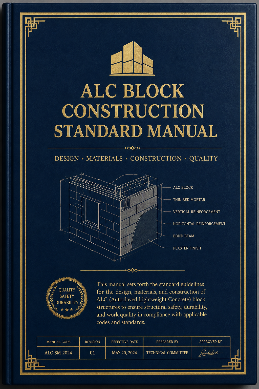 ALC 조적 시공 표준 매뉴얼